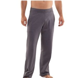 Lululemon Mens Kung Fu Pant (Tall) Heathered Dark Slate Gray StraightLeg Pants L